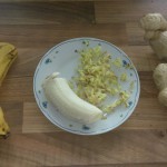 Ingwer-banane-kaninchen
